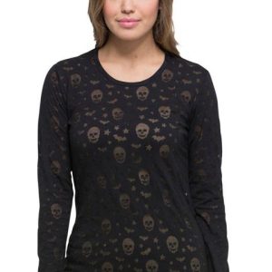 Round Neck Underscrub Knit Tee