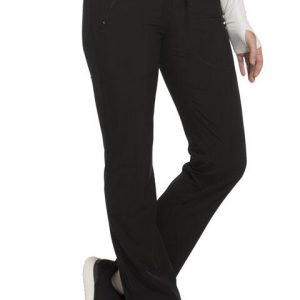 Mid Rise Tapered Leg Drawstring Pants